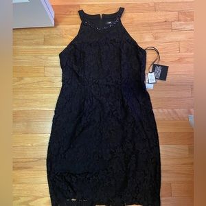 Nine West black lace cocktail dress. New with tags.
